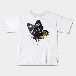 Animal Vignette : Butterfly Portrait Kids T-Shirt